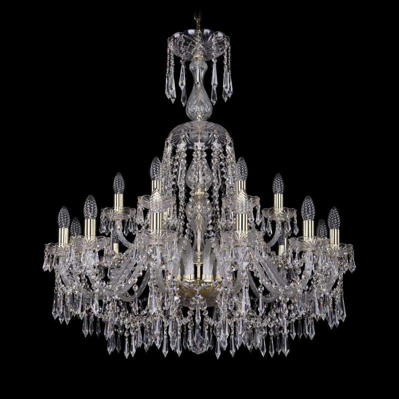 Подвесная люстра Bohemia Ivele 1403/12+6/300/XL-95/G в Санкт-Петербурге