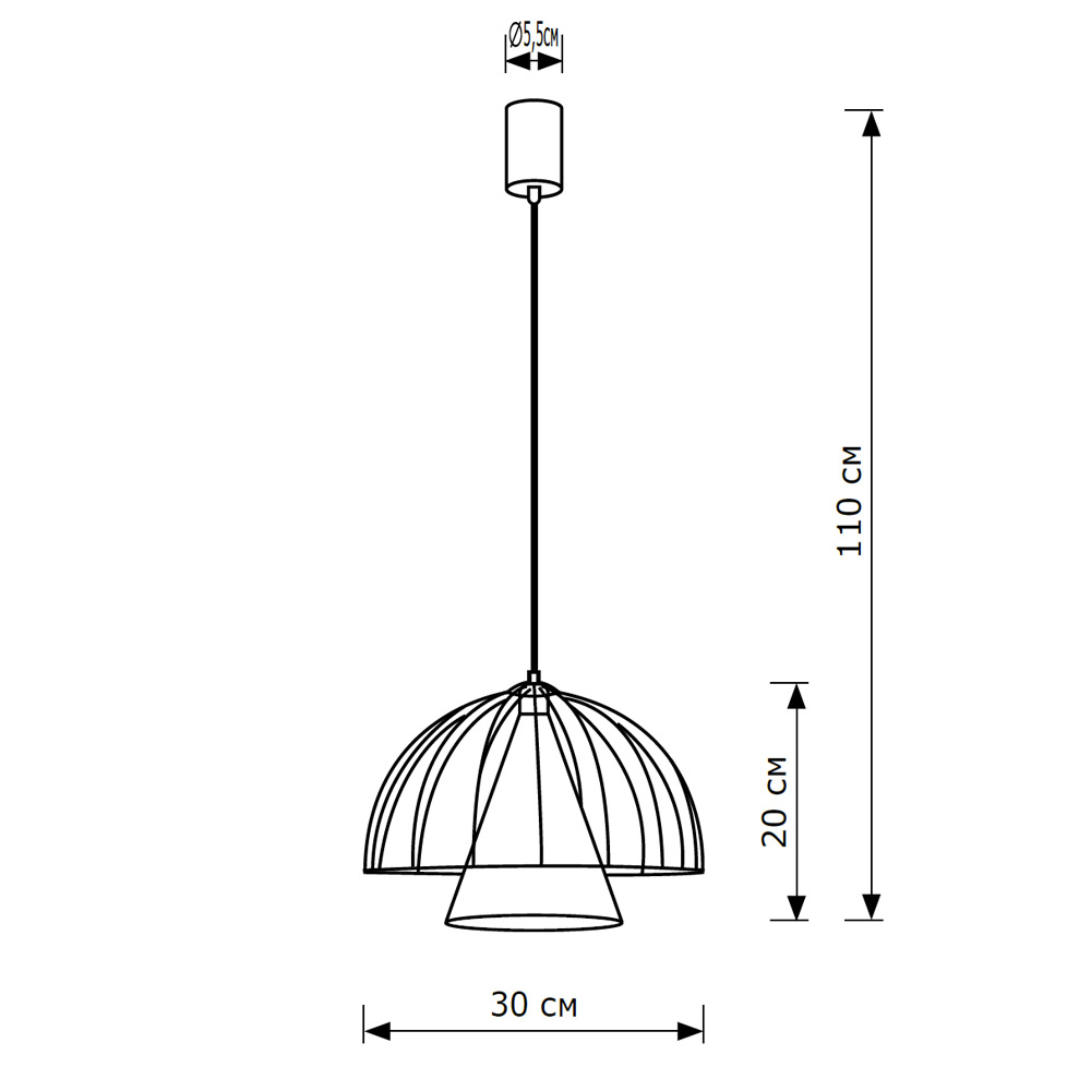 Подвесной светильник LightHall Iris LH012096 в Санкт-Петербурге