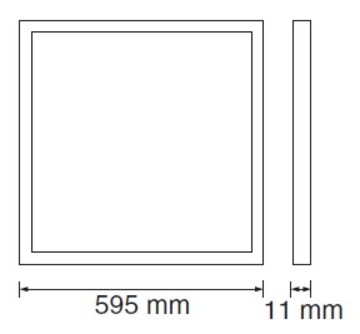 Встраиваемый светодиодный светильник Horoz Slim 40W 6400К 056-002-0040 в Санкт-Петербурге