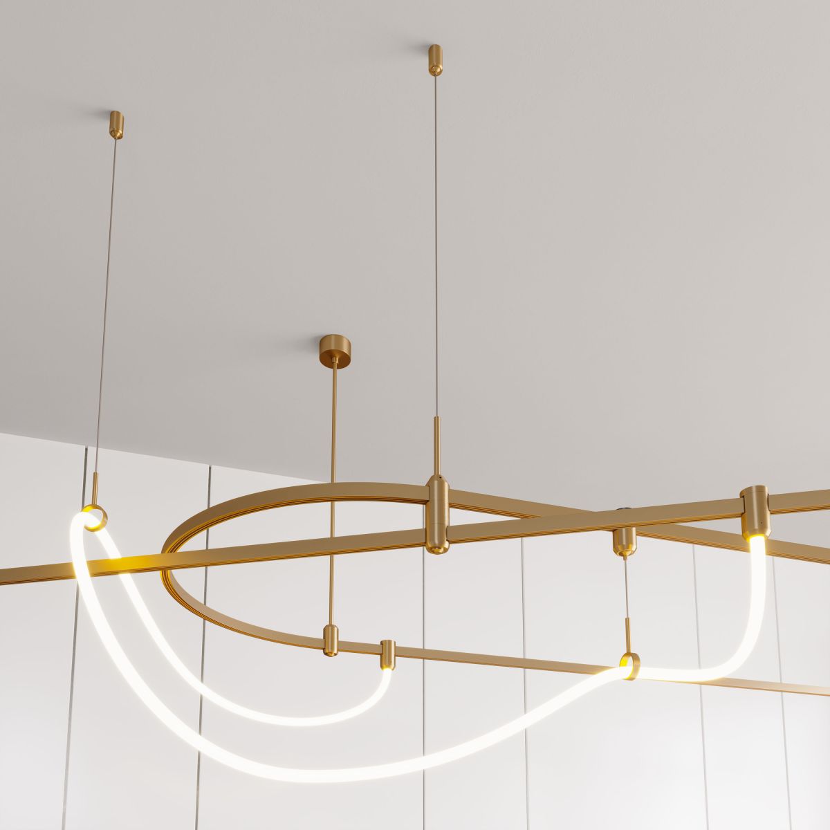 Трековый светильник Arlight ART-APRIORI-TUBE-ELASTIC-R38-L5000-60W Day4000 (Золото, 360 deg, 48V) (IP20 Металл) 049261(1) в Санкт-Петербурге
