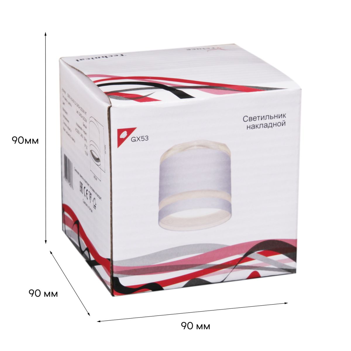 Накладной светильник Reluce 53001-9.5-001LD GX53+LED3W WT в Санкт-Петербурге