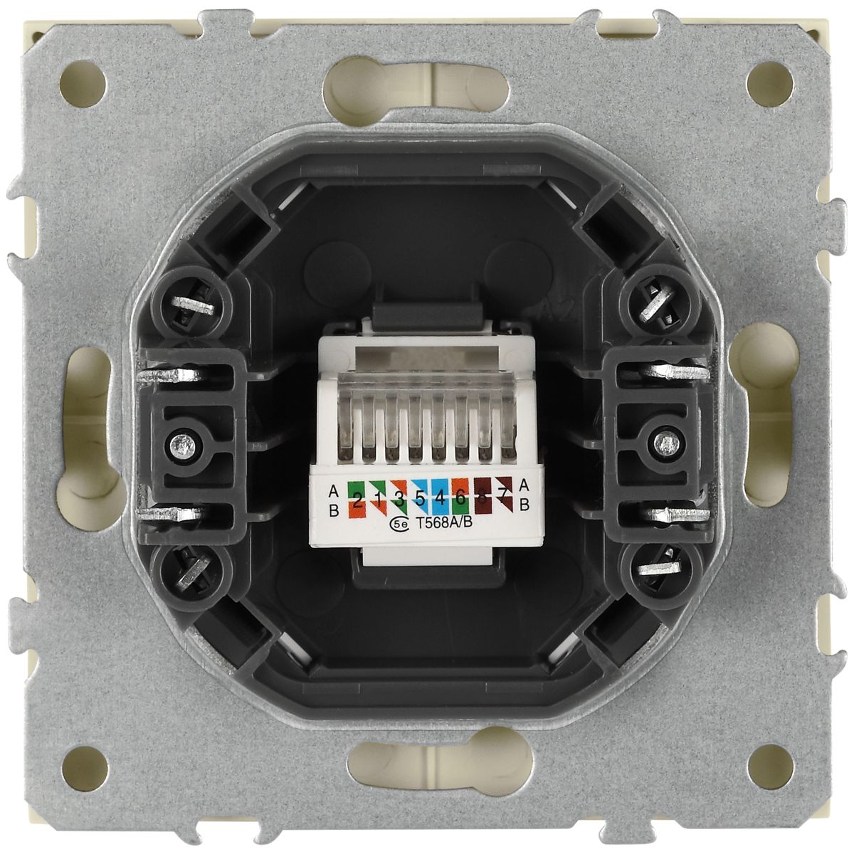 Розетка Эра Galaxy 15-3107-02 информационная RJ45 IP20 слоновая кость Б0070737 в Санкт-Петербурге