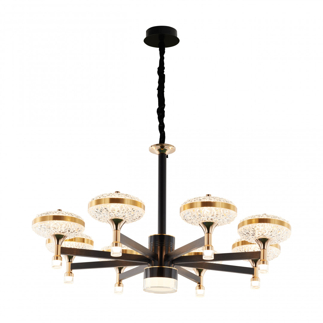 Подвесная люстра Arte Milano Ferrara 273059/8 BK/GD в #REGION_NAME_DECLINE_PP#