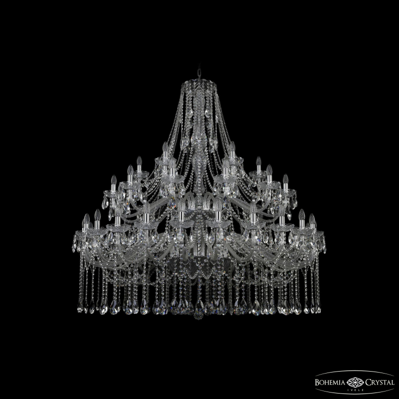 Подвесная люстра Bohemia Ivele Crystal 1413/24+12+6/530/2d Ni в Санкт-Петербурге