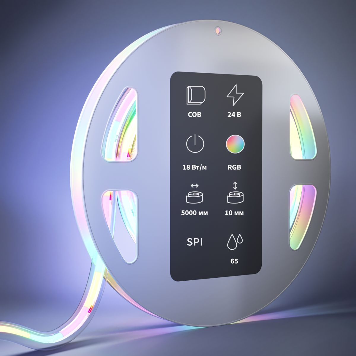 Светодиодная лента Maytoni Led Strip 24В COB 18Вт/м RGB 5м IP65 201251 в Санкт-Петербурге