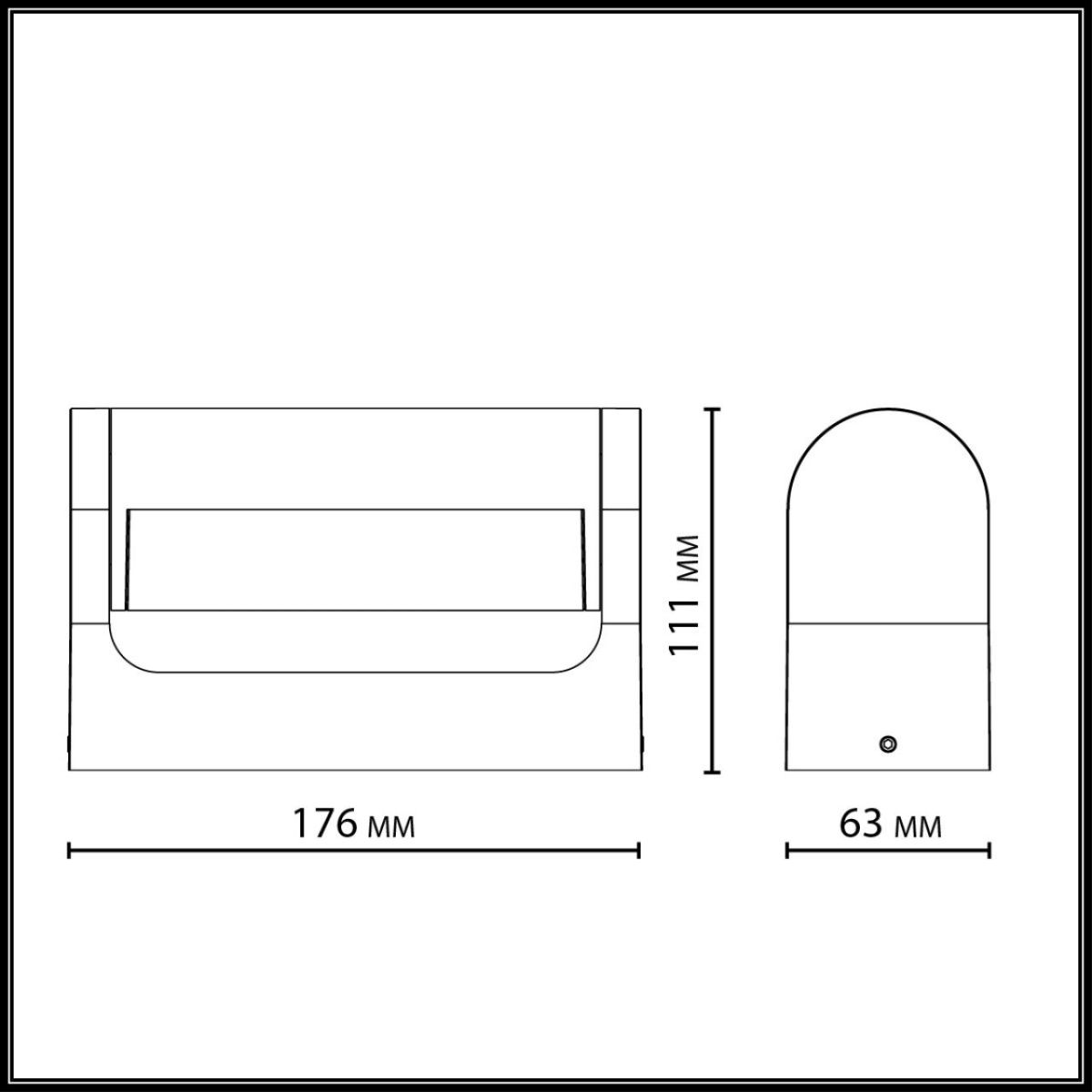Уличный настенный светильник Odeon Light Nature Twinset 7117/12WL в Санкт-Петербурге