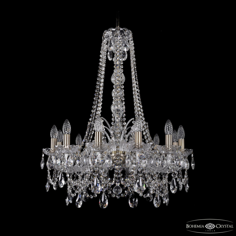 Подвесная люстра Bohemia Ivele Crystal 1411/12/240/h-83 Pa в Санкт-Петербурге