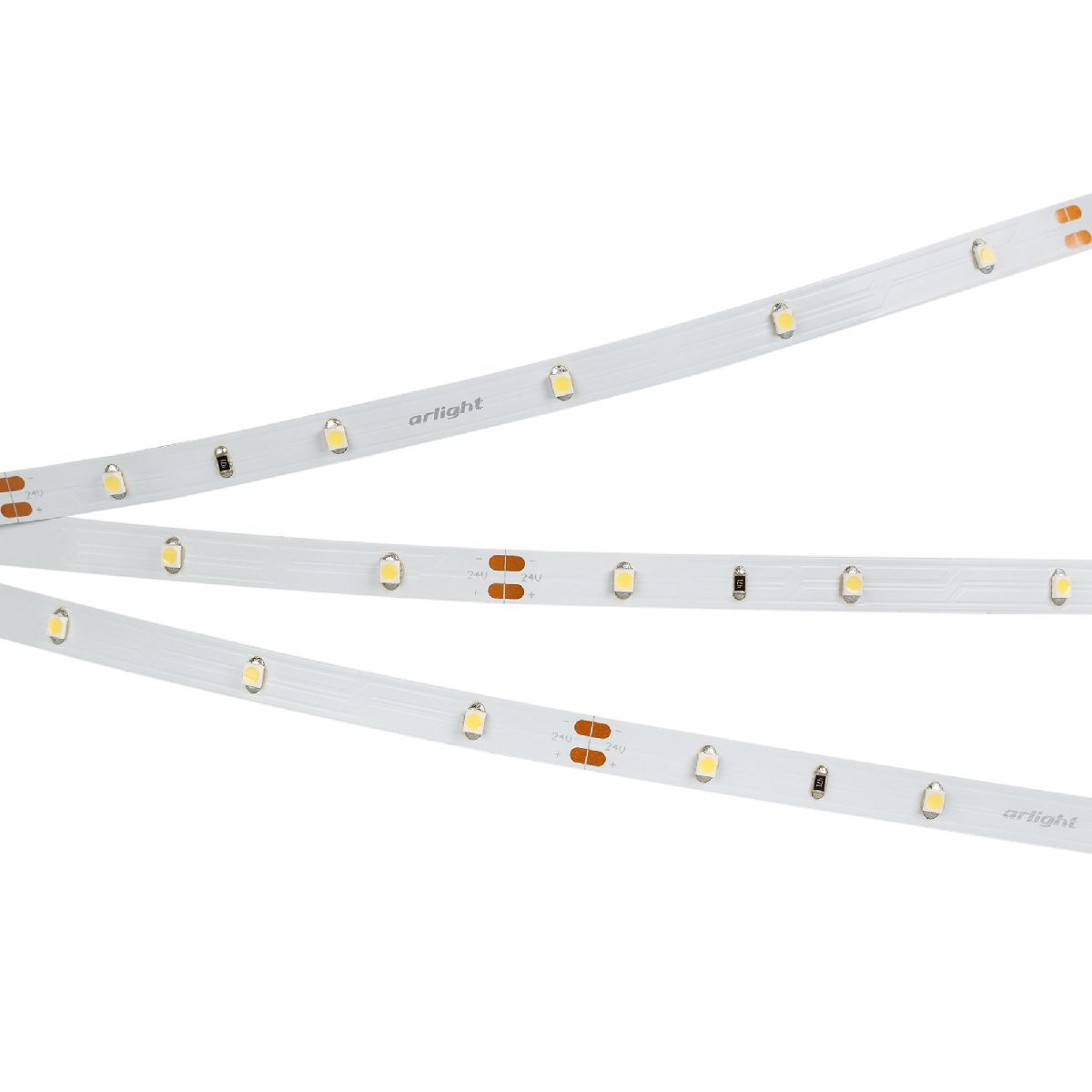 Светодиодная лента Arlight RT-A30-8mm 24V Warm2400 (2.9 W/m, IP20, 2835, 5m) 024111(2) в Санкт-Петербурге