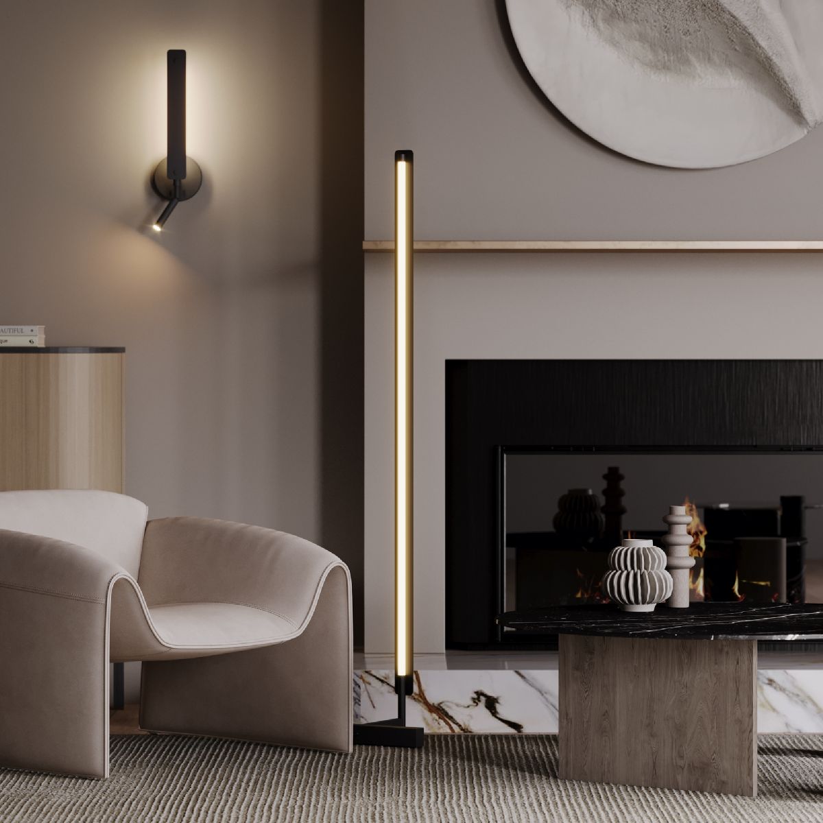 Торшер Maytoni Combo MOD214FL-L20B3K в Санкт-Петербурге