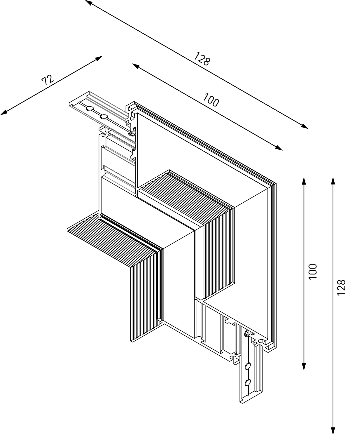 Коннектор угловой внутренний Lumker SY-LINK-INT-T2-WH 013617 в Санкт-Петербурге