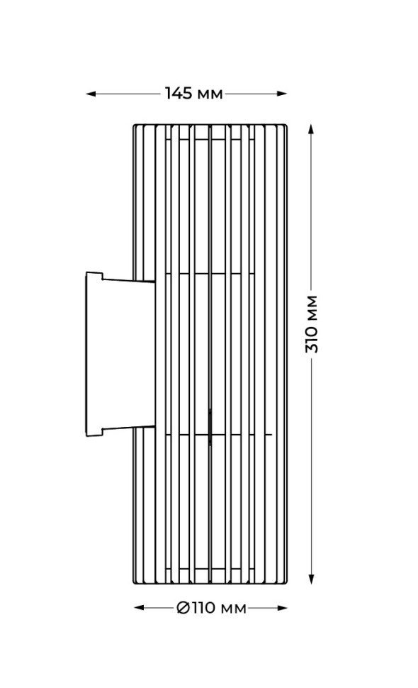Уличный настенный светильник Italline IT3048 в #REGION_NAME_DECLINE_PP#