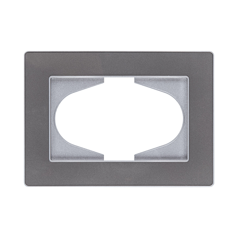 Рамка для двойной розетки, серый Kollinger Eleganz Acryl EA120GY в #REGION_NAME_DECLINE_PP#