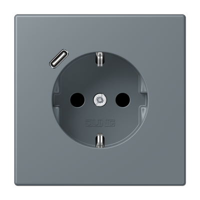 Розетка 2K+З USB Typ C Jung LC1520-18C251 в Санкт-Петербурге