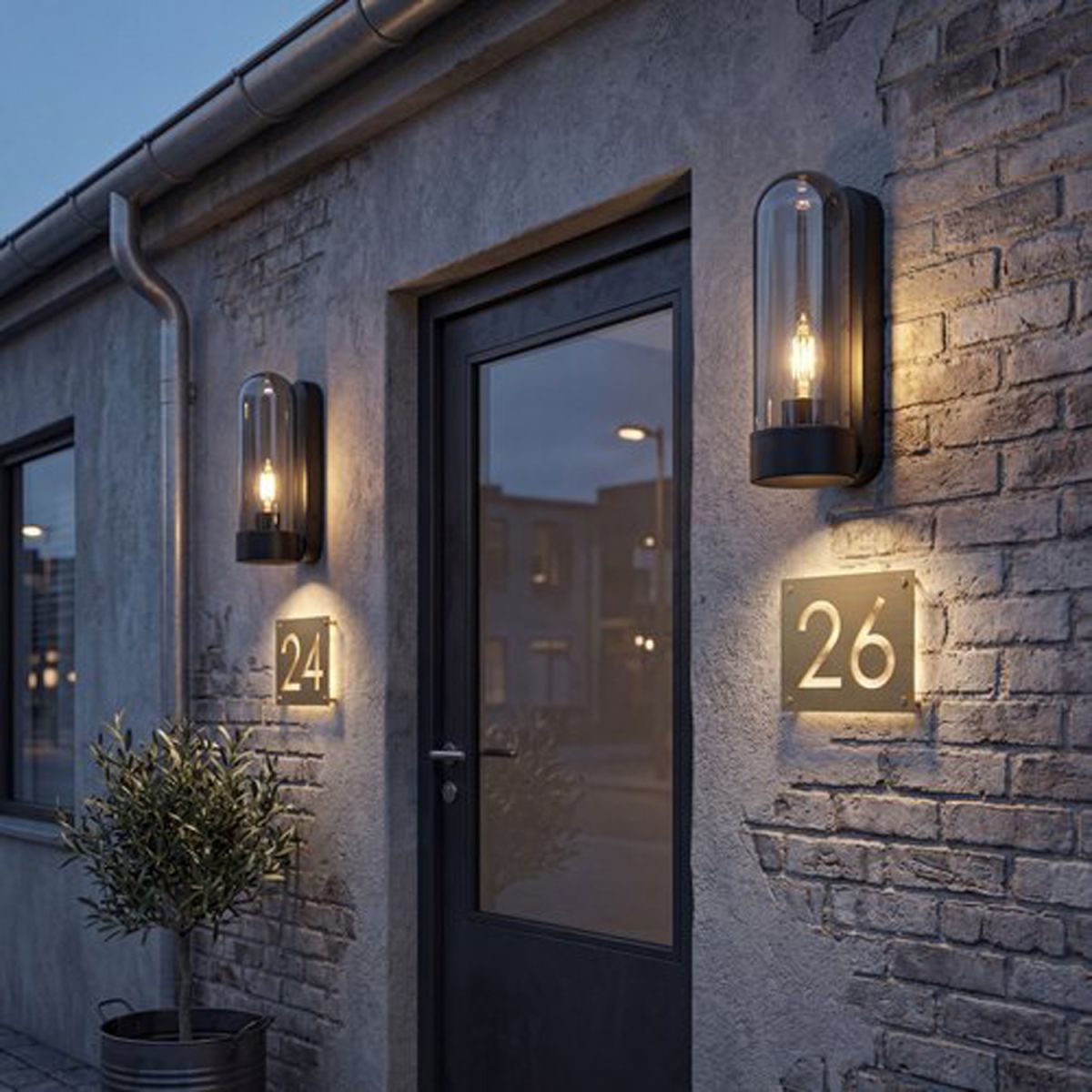 Уличный настенный светильник Reluce 08336-9.2-001JH E27 BK RLOS в Санкт-Петербурге