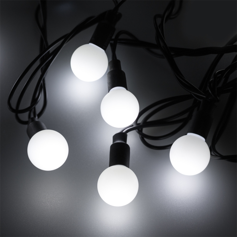 Светодиодная гирлянда Arlight ARD-Ball-Classic-D23-20000-Black-160LED White 025630 в Санкт-Петербурге