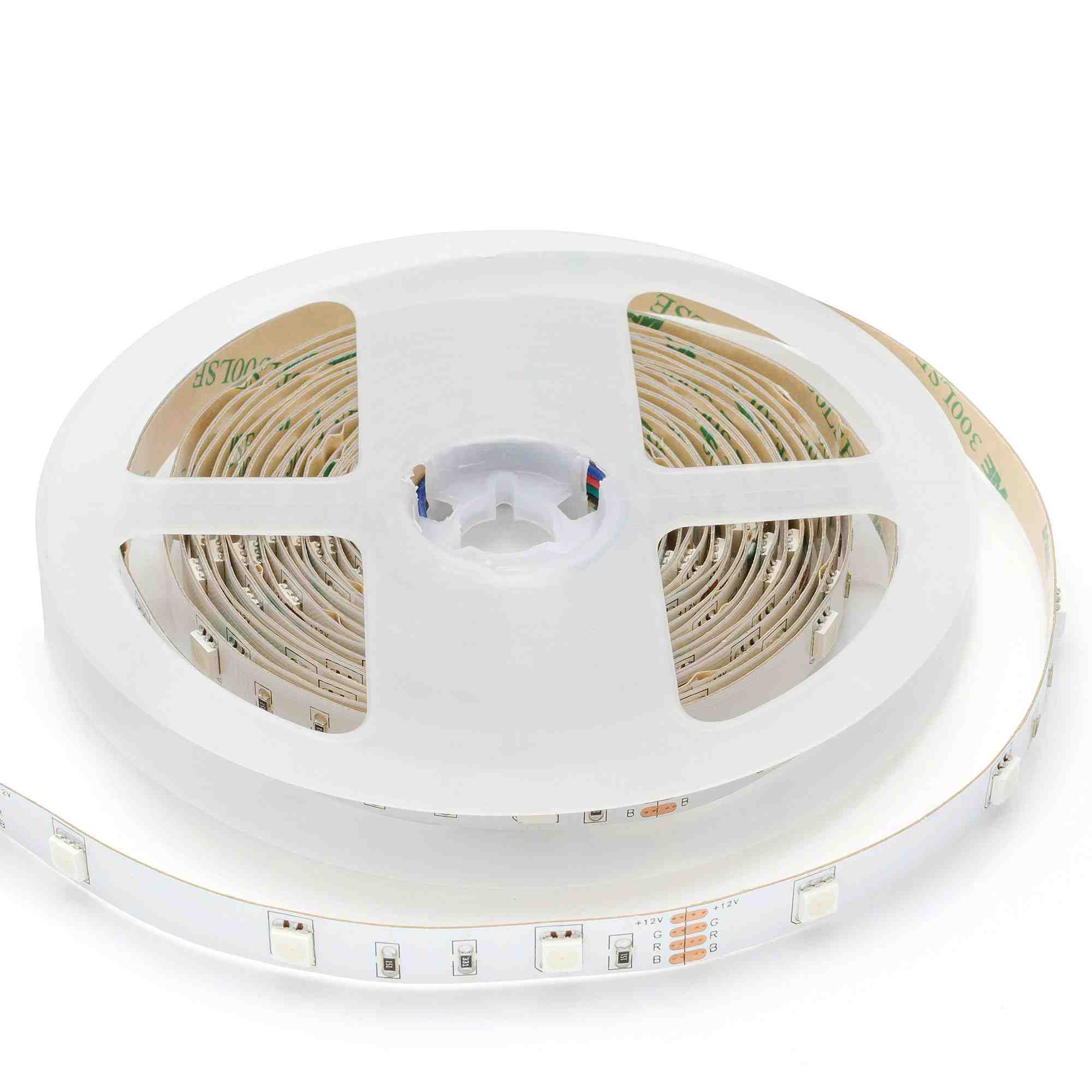 Светодиодная лента Apeyron 12В СТ 7,2Вт/м smd5050 30д/м IP20 5м RGB 38BL в Санкт-Петербурге