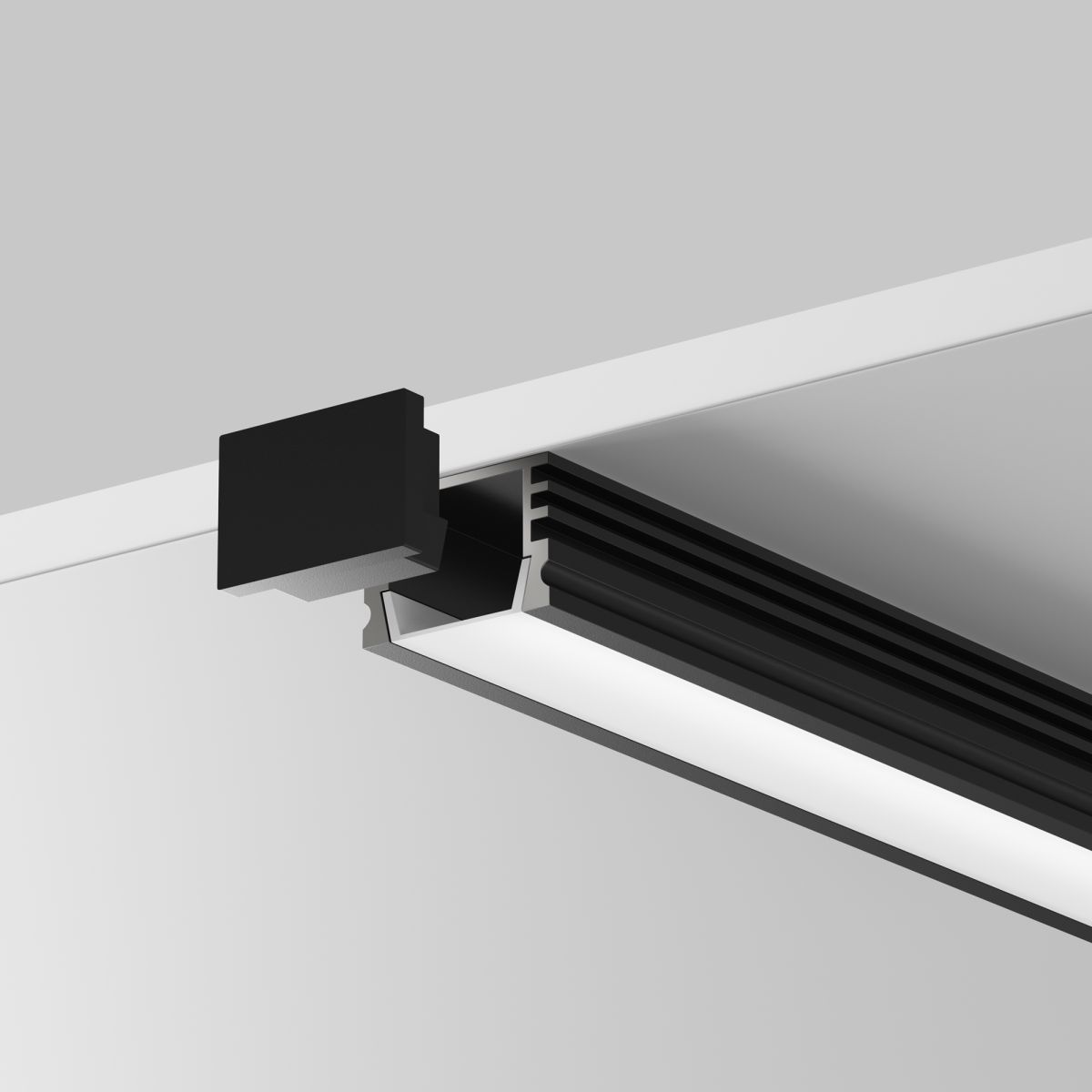 Алюминиевый профиль накладной Maytoni Led Strip ALM-005-B-2M 631005 в Санкт-Петербурге