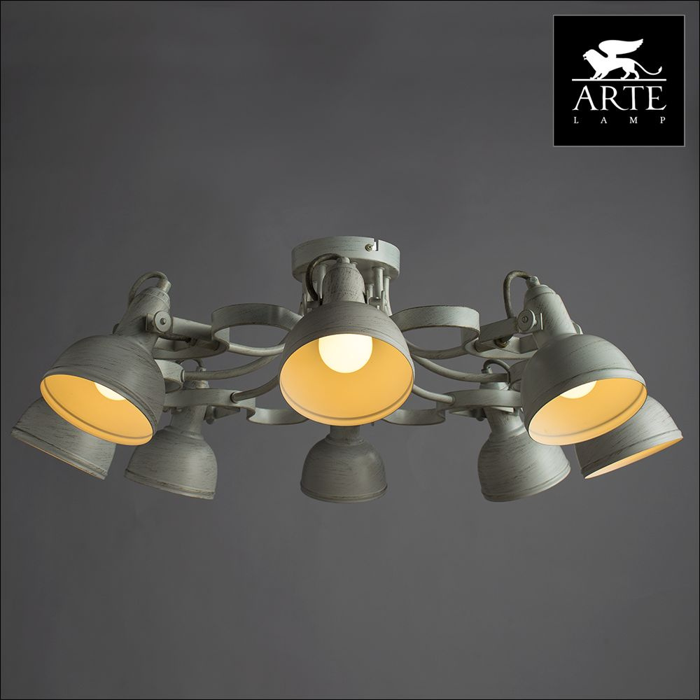 Потолочная люстра Arte Lamp Martin A5216PL-8WG в Санкт-Петербурге