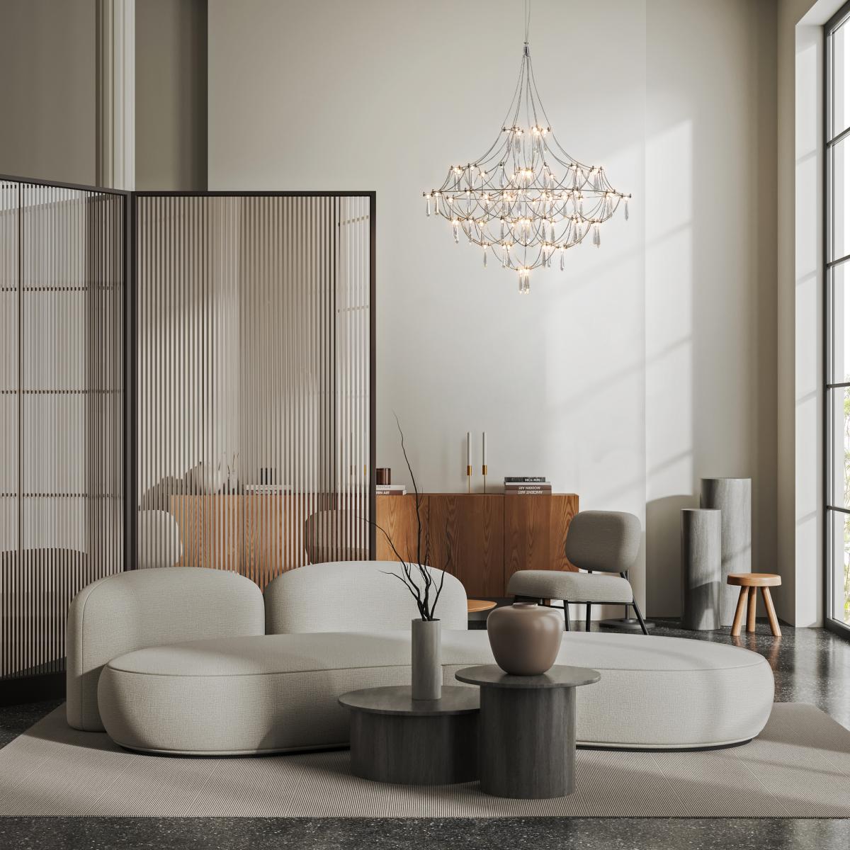 Подвесная люстра Freya Amela FR6138PL-L44CH в #REGION_NAME_DECLINE_PP#