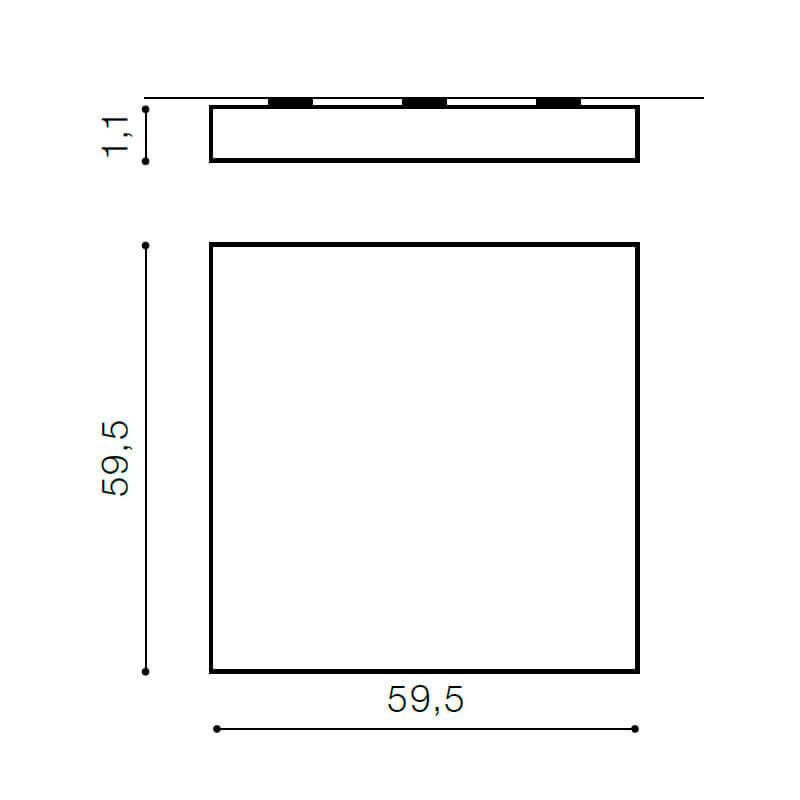 Накладной светильник Azzardo Panel 60 3000K AZ1272 в Санкт-Петербурге