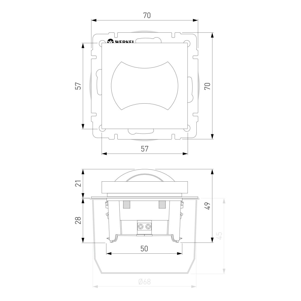 Встраиваемая подсветка Werkel Moon 4690389185601 W1154508 a060197 в Санкт-Петербурге