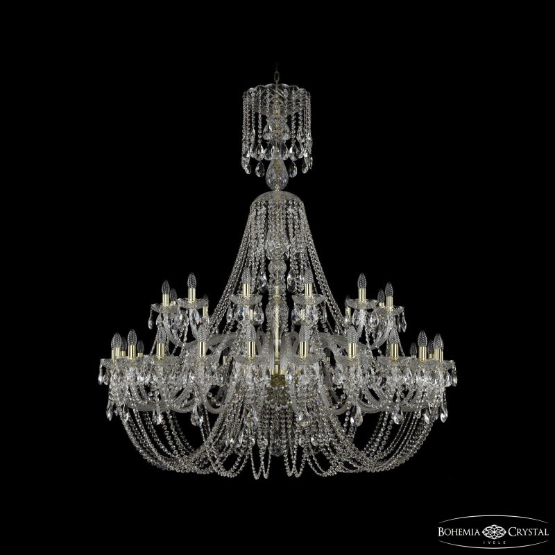 Подвесная люстра Bohemia Ivele Crystal 1406/24+12/530/XL-160 G в Санкт-Петербурге