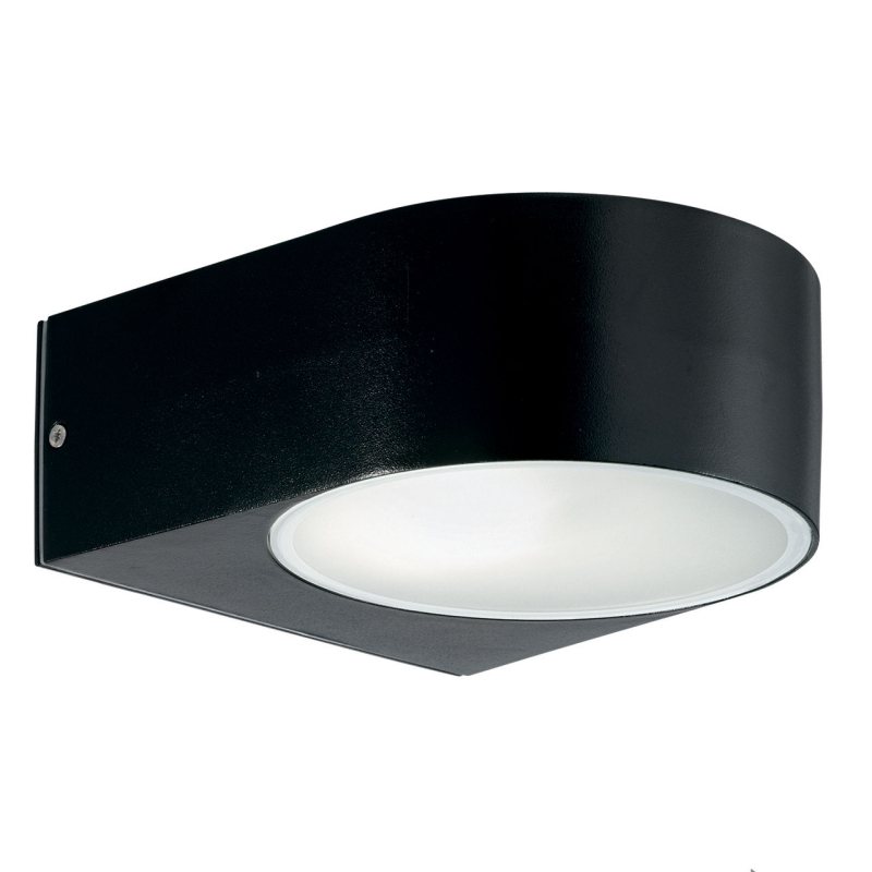 Уличный настенный светильник Ideal Lux Iko AP1 Nero 018539 в Санкт-Петербурге