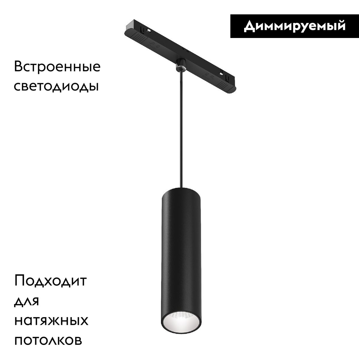 Трековый магнитный светильник Maytoni Focus LED TR041-4-12WTW-DD-B в Санкт-Петербурге