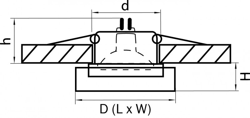 Встраиваемый светильник Lightstar Lui Mini 006140 в Санкт-Петербурге