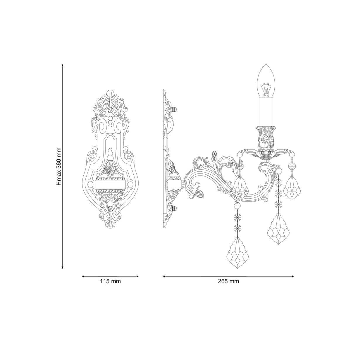 Бра Lucia Tucci Barletta W122.1 Antique в Санкт-Петербурге