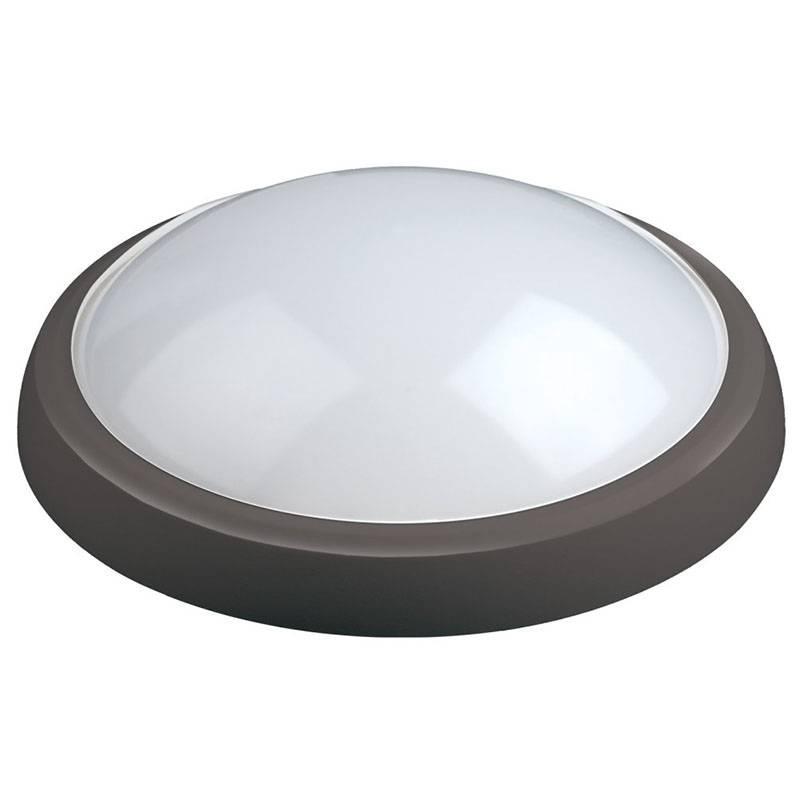 Пылевлагозащитный светодиодный светильник (11137) Uniel 5500K ULW-O04-12W/NW IP65 BLACK в Санкт-Петербурге