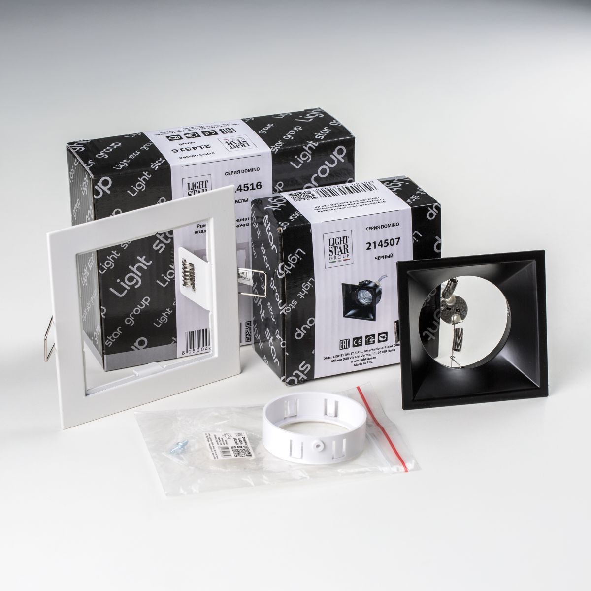 Встраиваемый светильник Lightstar Domino (214516+214507+214006) D51607WMOD в Санкт-Петербурге