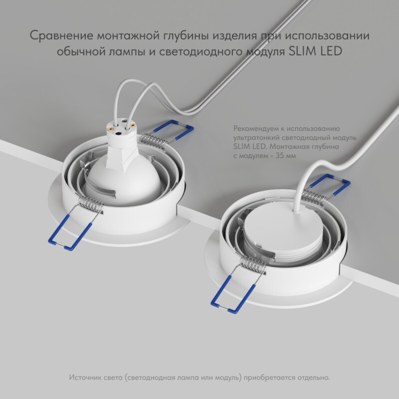 Встраиваемый светильник Denkirs Prime DK-DH2020-WH в Санкт-Петербурге