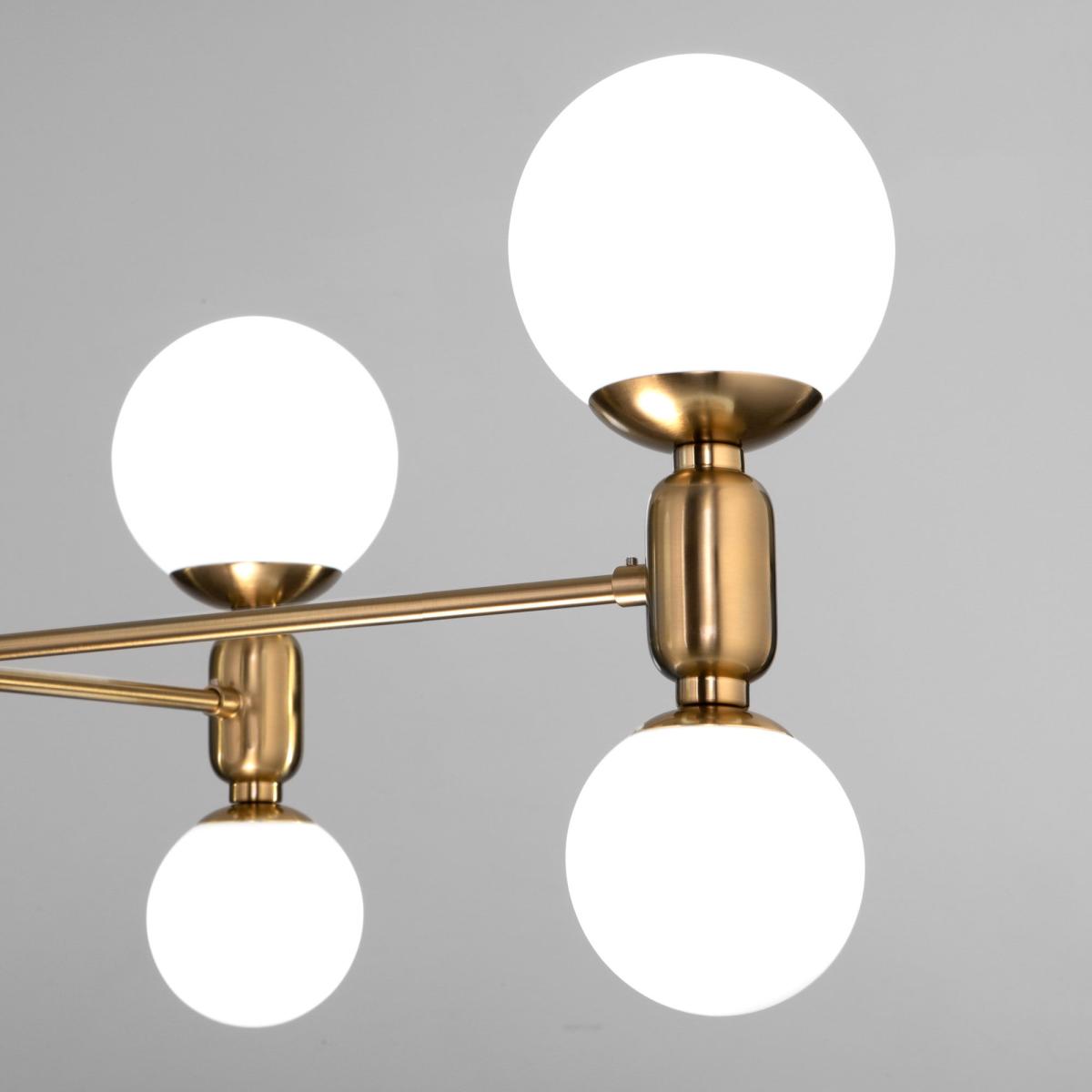 Подвесная люстра Eurosvet Bubble 30182/8 латунь Smart a063208 в Санкт-Петербурге