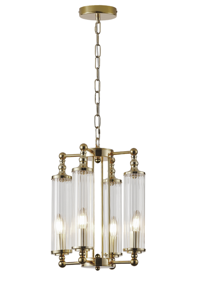 Подвесная люстра Crystal Lux TOMAS SP4 BRASS в #REGION_NAME_DECLINE_PP#