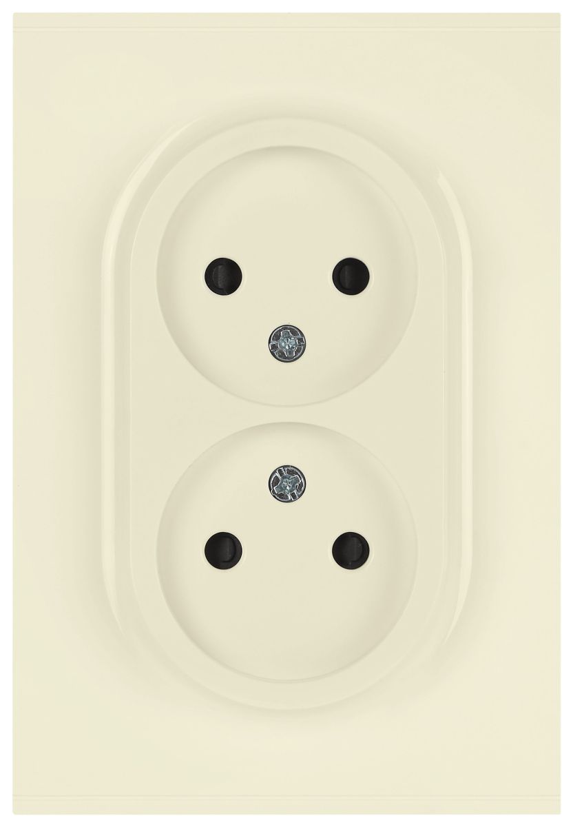 Розетка Эра Arktik 16-2107-02 без заземления двойная 2X2P 16А-250В слоновая кость Б0071682 в #REGION_NAME_DECLINE_PP#