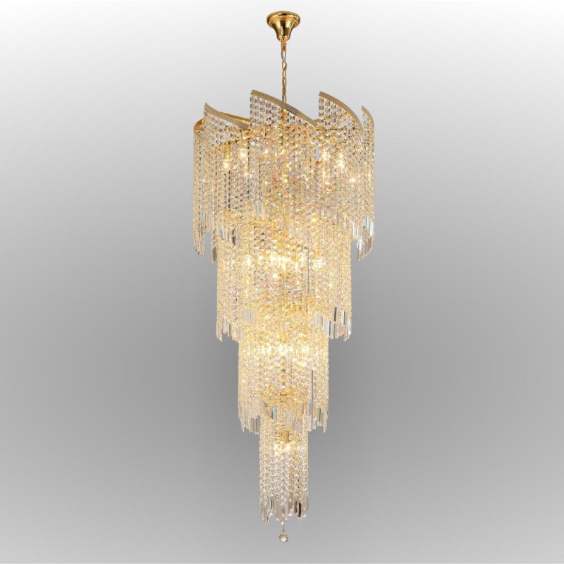 Каскадная люстра Crystal Lux Grande SP25 D800 Gold в Санкт-Петербурге