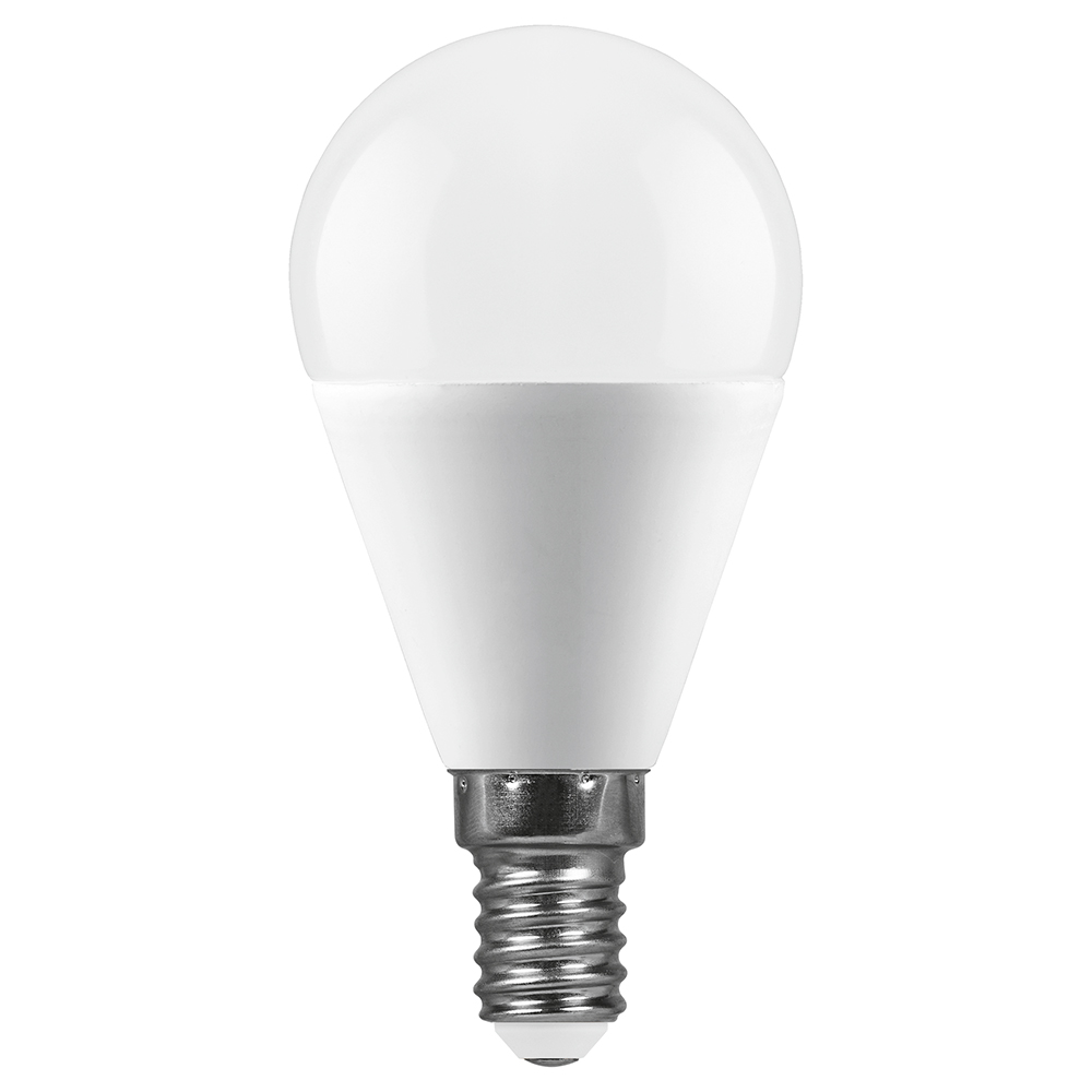 Лампа светодиодная Feron LB-990 Шарик E14 15W 175-265V 2700K 53402 в Санкт-Петербурге