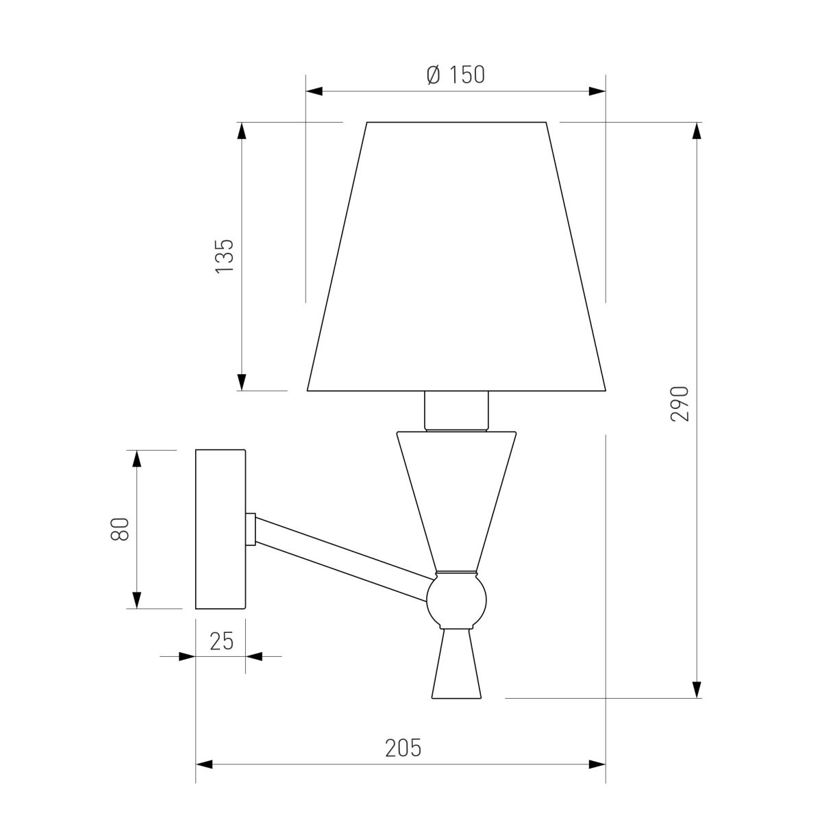 Бра Eurosvet Teja 103014 латунь a072039 в #REGION_NAME_DECLINE_PP#