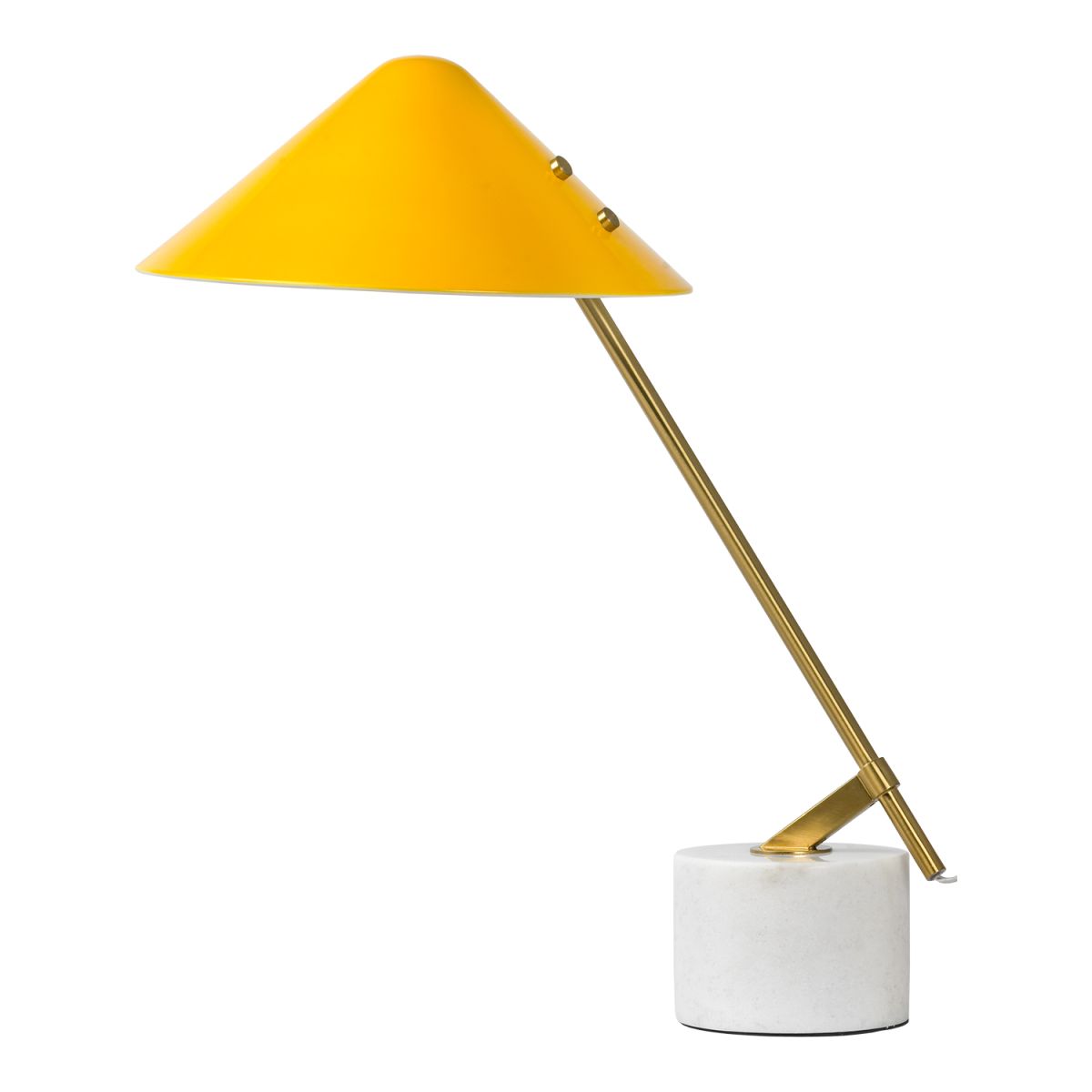 Настольная лампа желтая Lussole LSP-5053 в Санкт-Петербурге