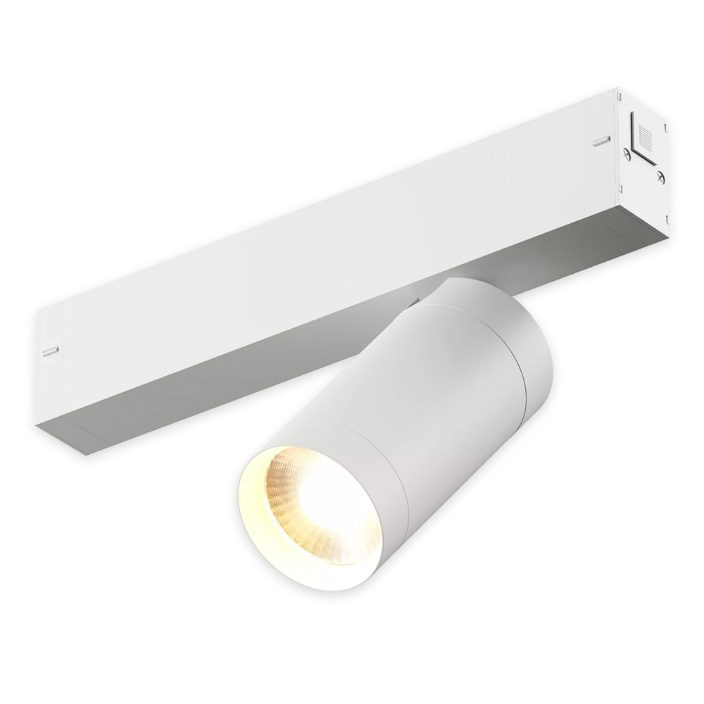 Трековый однофазный светильник AM Group Plain Opal AM589 20W 4000K WH в Санкт-Петербурге