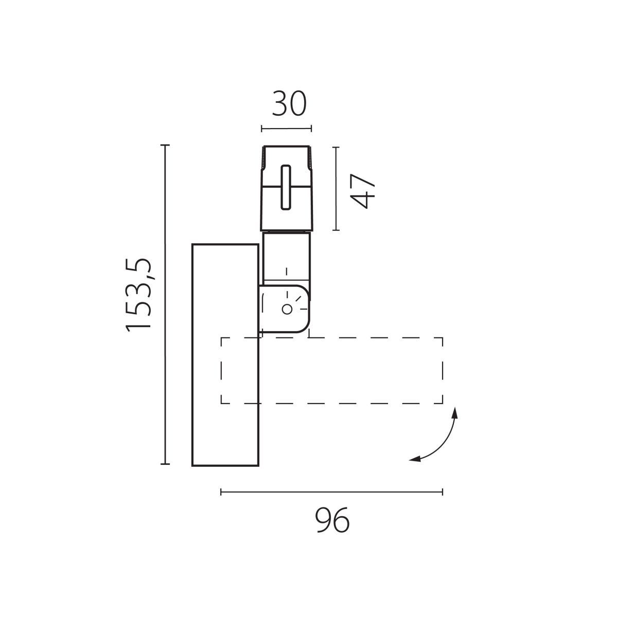 Трековый однофазный светильник Lightstar Due Hermes 210747 в #REGION_NAME_DECLINE_PP#