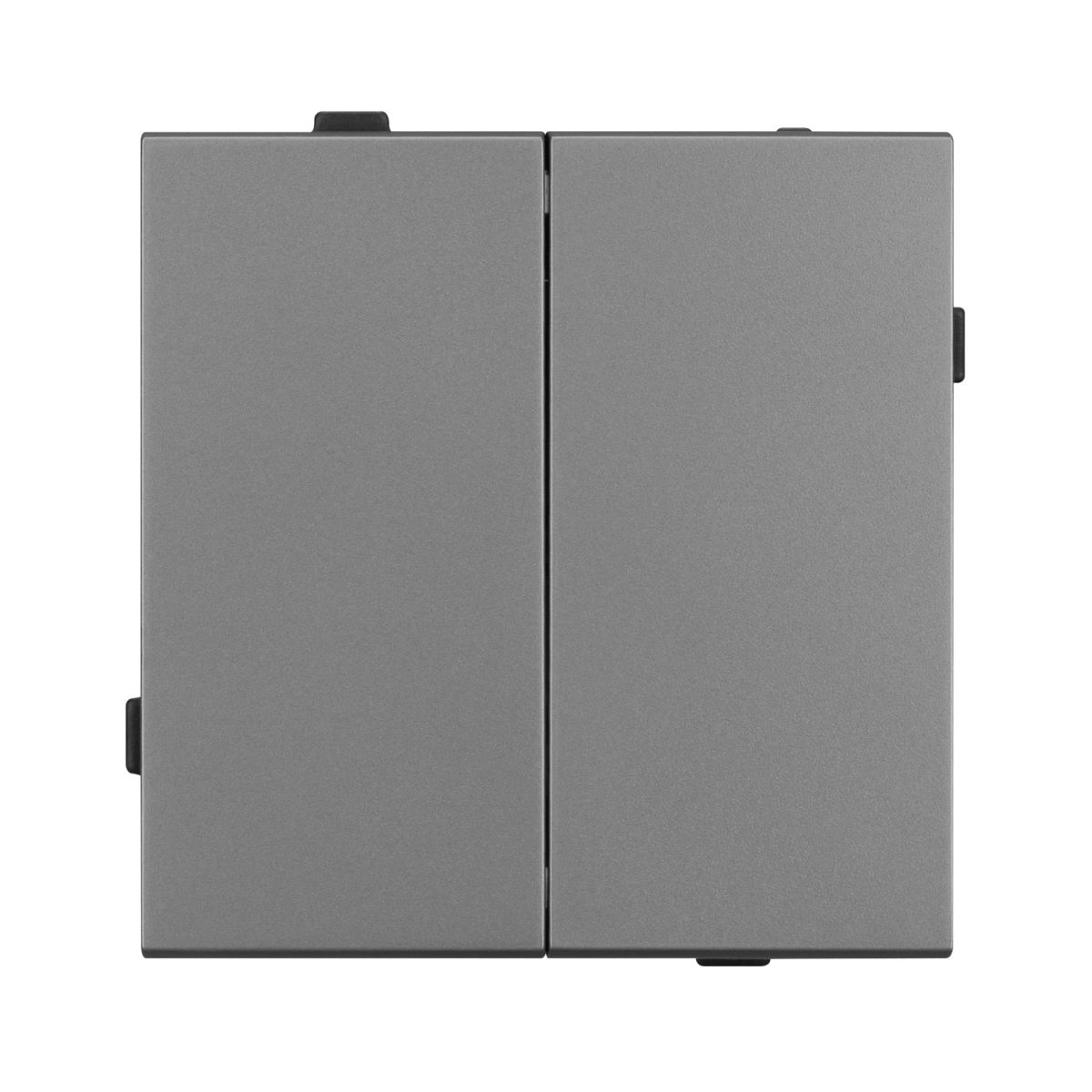 Механизм выключателя двухклавишный непроходной Arlight SWT-TENDO-MK02-PL-GR (230V, 10A) 054060 в Санкт-Петербурге