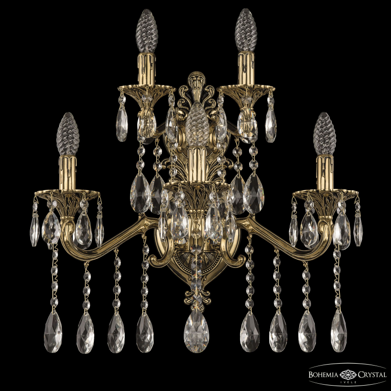 Бра Bohemia Ivele Crystal Verona 7202B16/3+2/210 A GB в Санкт-Петербурге