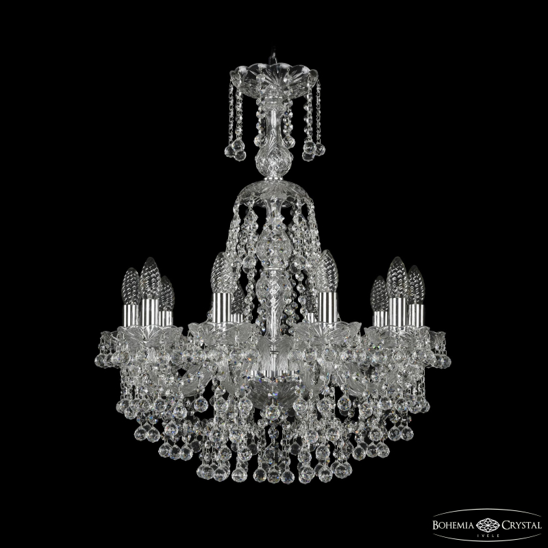 Подвесная люстра Bohemia Ivele Crystal 1409/10/195/XL-67 Ni в Санкт-Петербурге