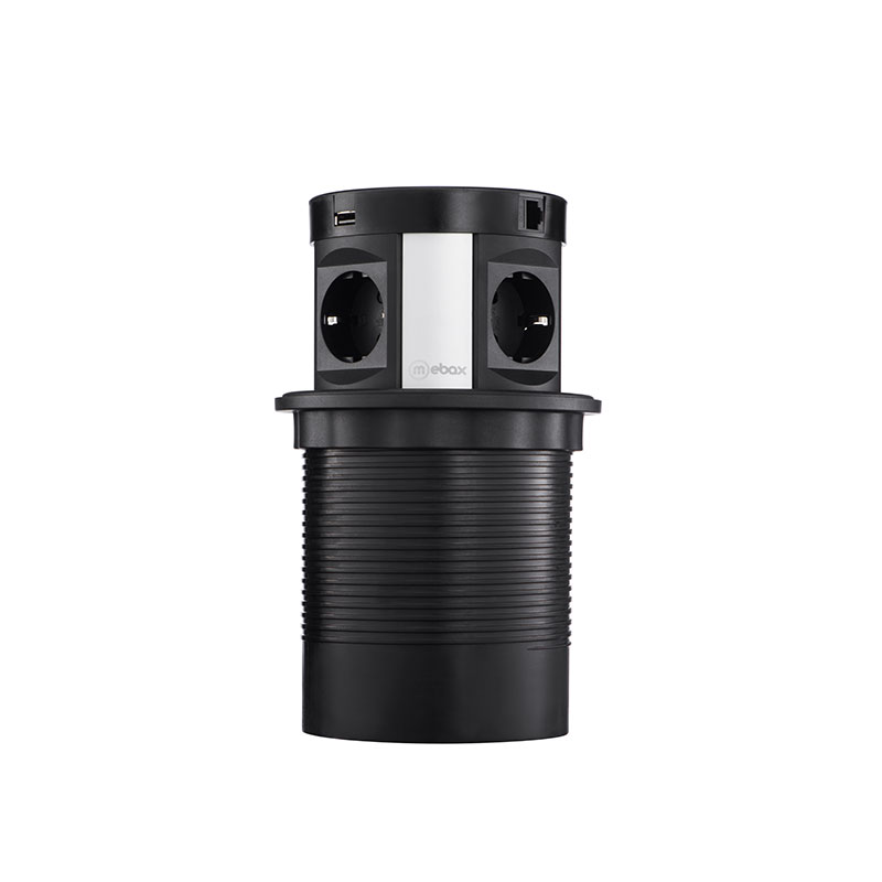 Блок розеток 107J (4 секции, 2 USB и RJ-45) Mebax 00-00001466 в Санкт-Петербурге