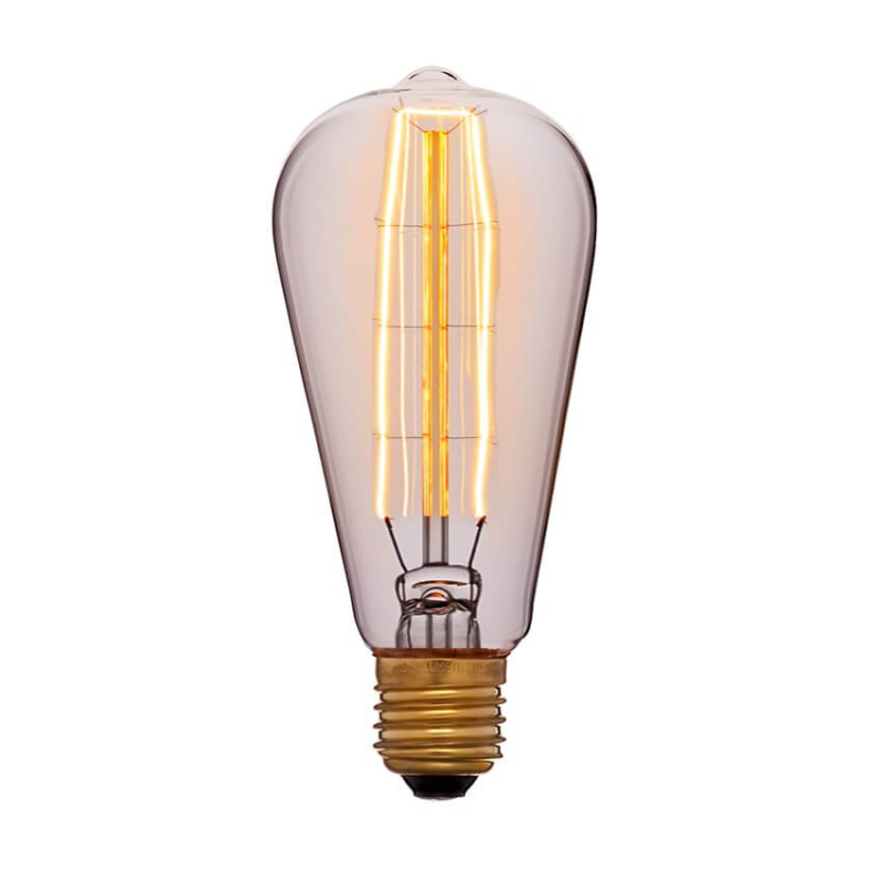 Лампа накаливания Sun Lumen E27 40W золотая 053-563 в Санкт-Петербурге