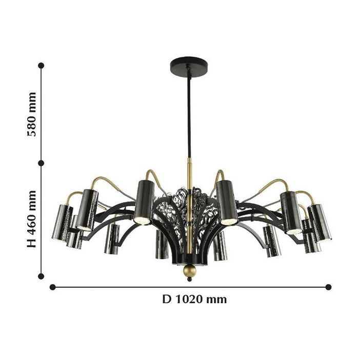 Подвесная люстра Favourite Fabia 2300-12P в #REGION_NAME_DECLINE_PP#