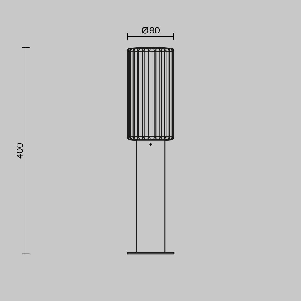 Ландшафтный светильник Maytoni Rib O502FL-01B в Санкт-Петербурге