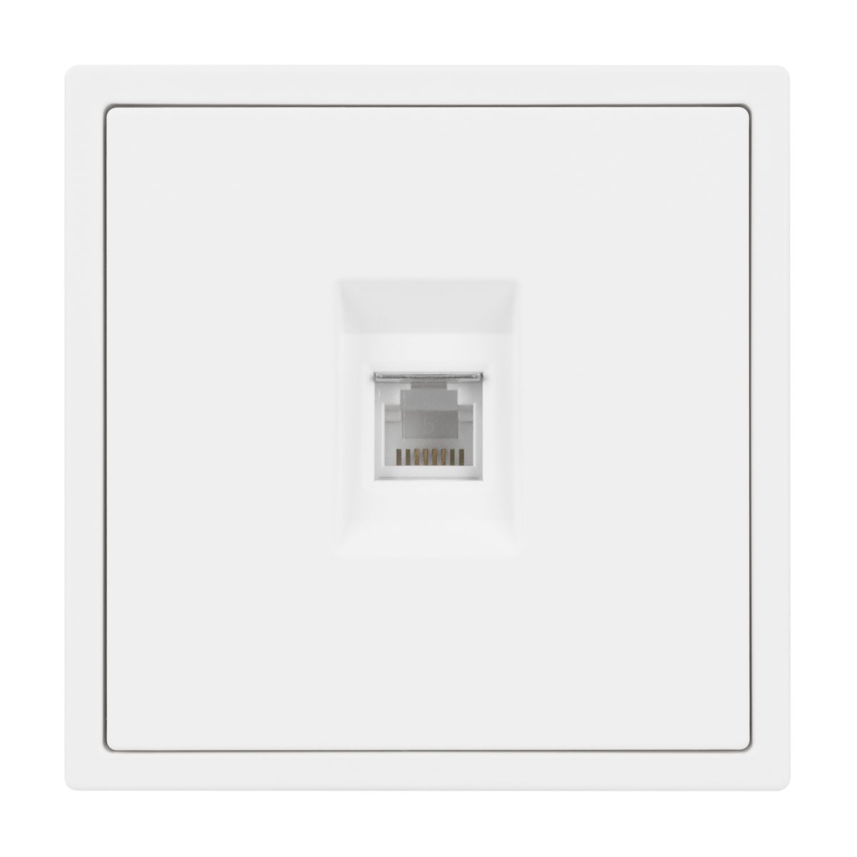 Механизм телефонной розетки Arlight SCT-NOBE-MTL1-SFPL-WH (RJ-11, 4C) (Белый кварц) 054300 в Санкт-Петербурге